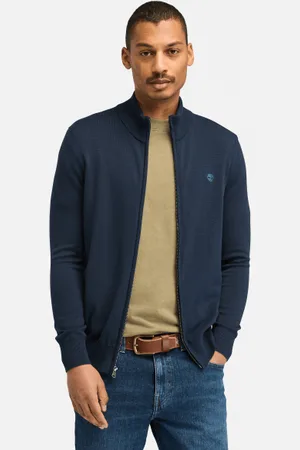 Timberland Maglione con Zip a 1/4 Williams River da Uomo in scuro, Uomo