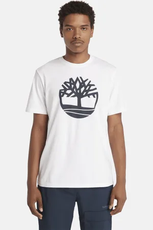Timberland T-shirt con Logo ad Albero Kennebec River da Uomo in , Uomo