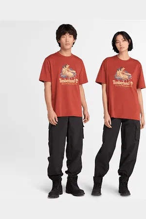 Timberland T-shirt con Grafica di Stivale sul Davanti All Gender in