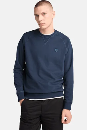Timberland Felpa Girocollo Loopback Exeter River da Uomo in scuro, Uomo