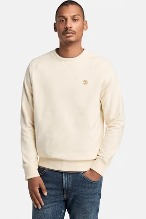 Timberland Felpa Girocollo Loopback Exeter River da Uomo in chiaro, Uomo