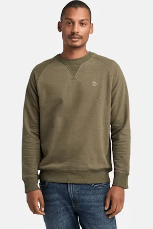 Timberland Felpa Girocollo Loopback Exeter River da Uomo in scuro, Uomo