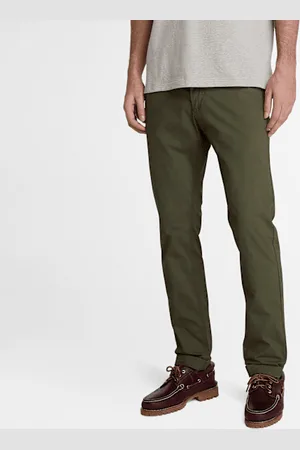 Timberland Pantaloni Chino in Popeline Claremont da Uomo in scuro, Uomo