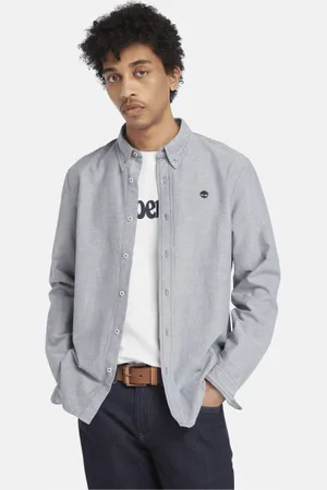 Timberland Camicia Oxford da Uomo in scuro, Uomo