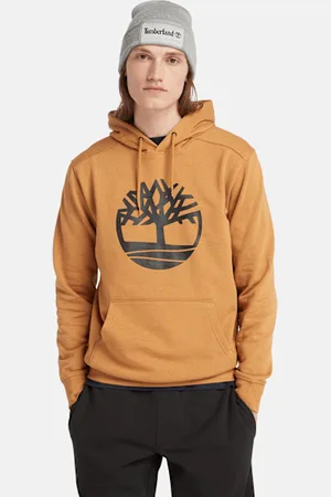 Timberland Felpa con Cappuccio e Logo ad Albero Kennebec River da Uomo in e colore nero, Uomo
