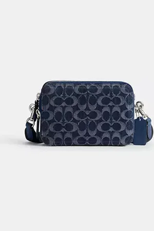 Coach Borsa a tracolla Charter 19 in denim Signature