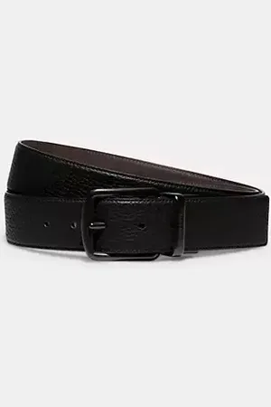 Coach Cintura Sartoriale Double Face Harness Con Fibbia, 38 Mm