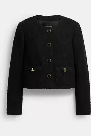 Coach Giacca Heritage C in bouclé