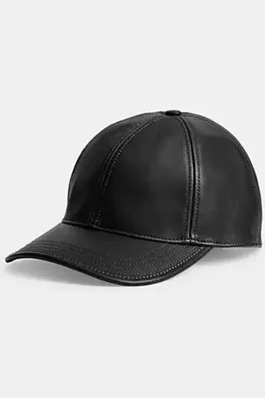 Coach Cappello da baseball in pelle