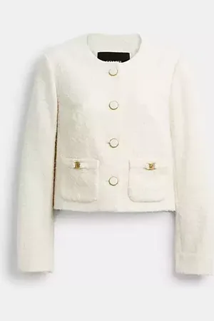 Coach Giacca Heritage C in bouclé