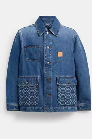 Coach Cappotto Chore in denim