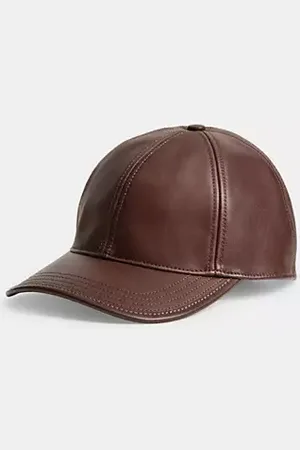 Coach Cappello da baseball in pelle