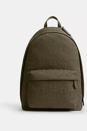 Coach Zaino Hall in jacquard Signature