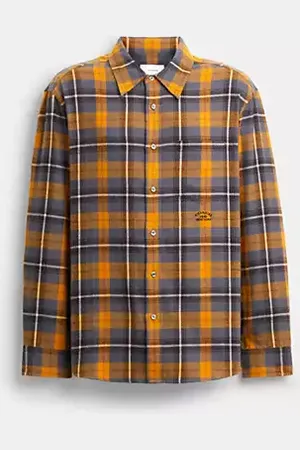 Coach Camicia button-down scozzese