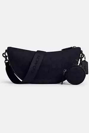 Coach Borsa a tracolla morbida Hall in jacquard Signature