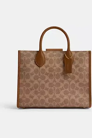 Coach Borsa Larga Ace 26 In Tela Signature