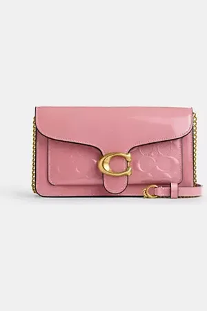 Coach Pochette Tabby in pelle Signature con tracolla a catena