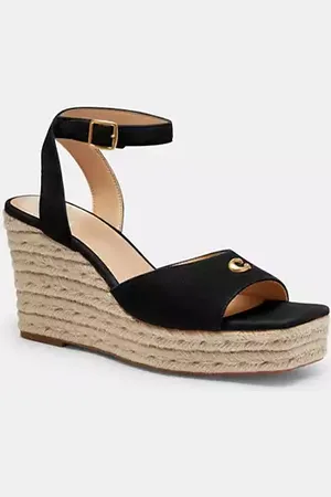 Coach Espadrille con zeppa