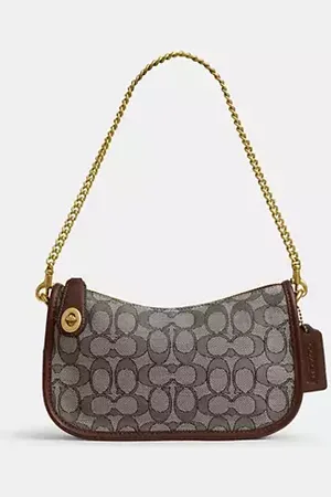 Coach Borsa Swinger In Jacquard Esclusivo