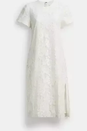 Coach Abito T Shirt In Pizzo