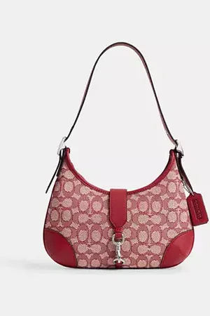 Coach Borsa Hobo Hamptons in esclusivo tessuto jacquard