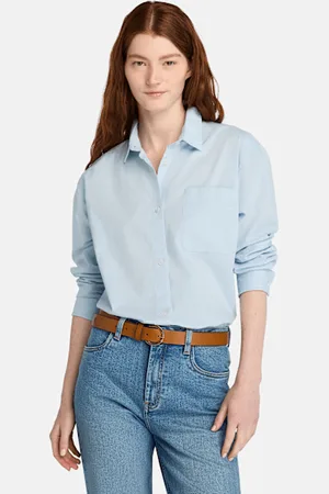 Timberland Camicia in Popeline da Donna in chiaro, Donna