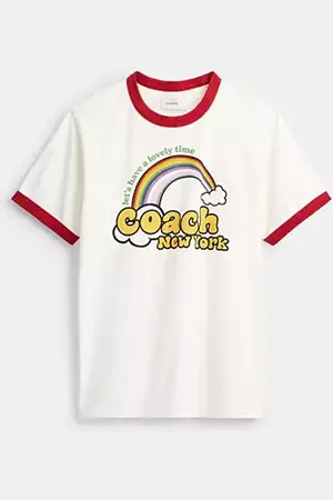 Coach Maglietta Ringer Arcobaleno