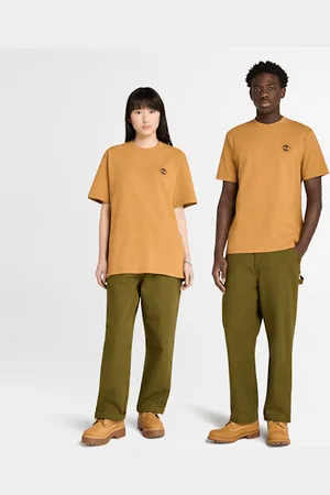 Timberland T-shirt con Grafica "Boot Lab" sul Retro Effetto Lavato da Uomo in , Uomo