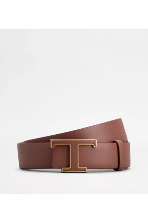 Tod's Donna Cinture vintage - Cintura Reversibile T Timeless in Pelle