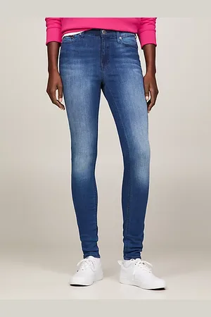 Tommy Hilfiger Jeans Nora skinny fit a vita media sbiaditi