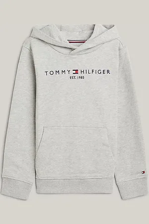 Tommy Hilfiger Felpa Essential in puro cotone con cappuccio