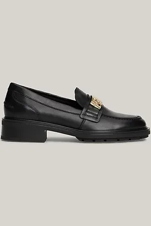 Tommy Hilfiger Mocassini in pelle con monogramma TH