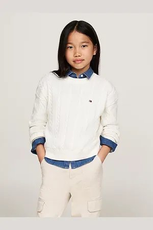 Tommy Hilfiger Pullover relaxed fit in maglia intrecciata