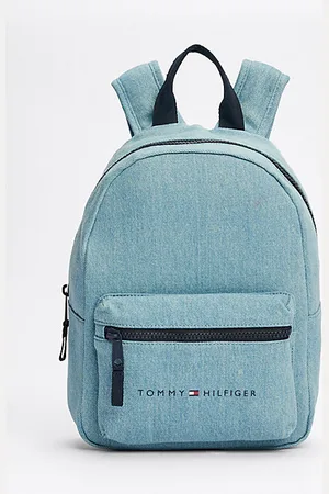 Tommy Hilfiger Zaino Essential bambino/a in denim con logo