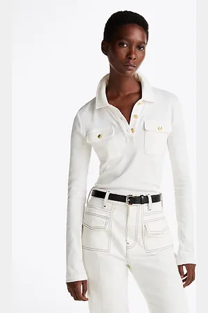 Tommy Hilfiger Polo slim fit a maniche lunghe