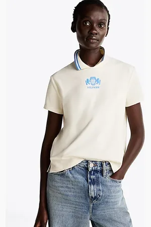 Tommy Hilfiger Polo regular fit con cut out a goccia