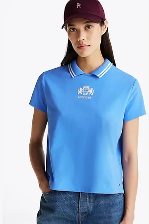 Tommy Hilfiger Polo regular fit con cut out a goccia