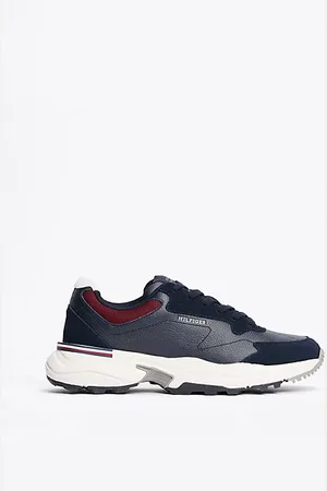 Tommy Hilfiger Sneakers in pelle con mix di texture