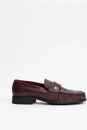Tommy Hilfiger Mocassini in pelle con monogramma TH