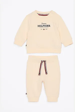 Tommy Hilfiger Completo felpa e joggers con logo