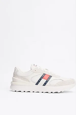 Tommy Hilfiger Sneakers in camoscio con mix di texture