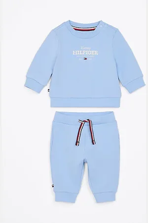 Tommy Hilfiger Completo felpa e joggers con logo