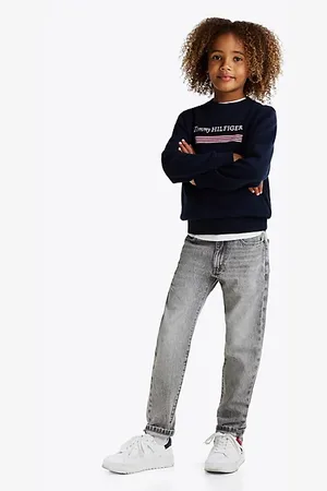 Tommy Hilfiger Jeans dritti con scoloriture