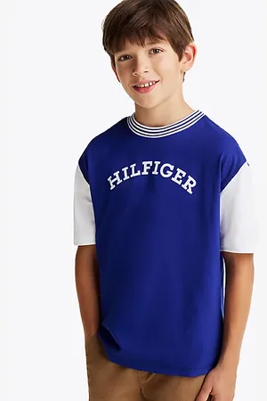 Tommy Hilfiger T-shirt Hilfiger Monotype con logo floccato
