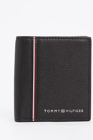 Tommy Hilfiger Portafogli trifold Corporate in pelle