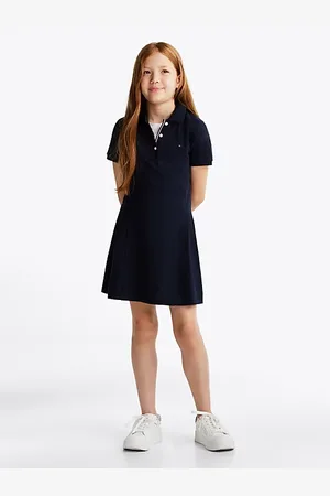 Tommy Hilfiger Vestito polo con pieghe