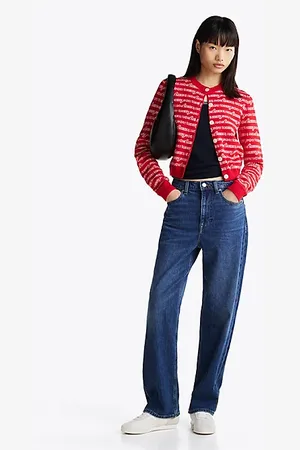 Tommy Hilfiger Jeans Layla slim fit dritti a vita alta sbiaditi