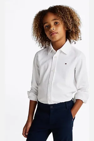 Tommy Hilfiger Camicia regular fit in maglia a nido d