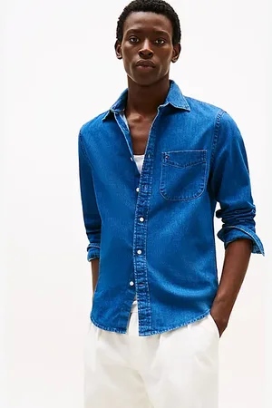 Tommy Hilfiger Camicia regular fit in denim