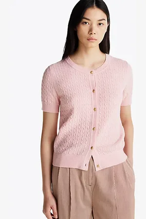 Tommy Hilfiger Cardigan a maniche corte in misto lana